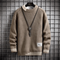 Hommes Manches Longues Pulls Chauds en Tricot | Hiver