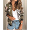 Veste bomber avec motif floral