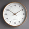 EleQuartz-Clock - Ceas de perete rotund - Ceas de perete nordic din lemn