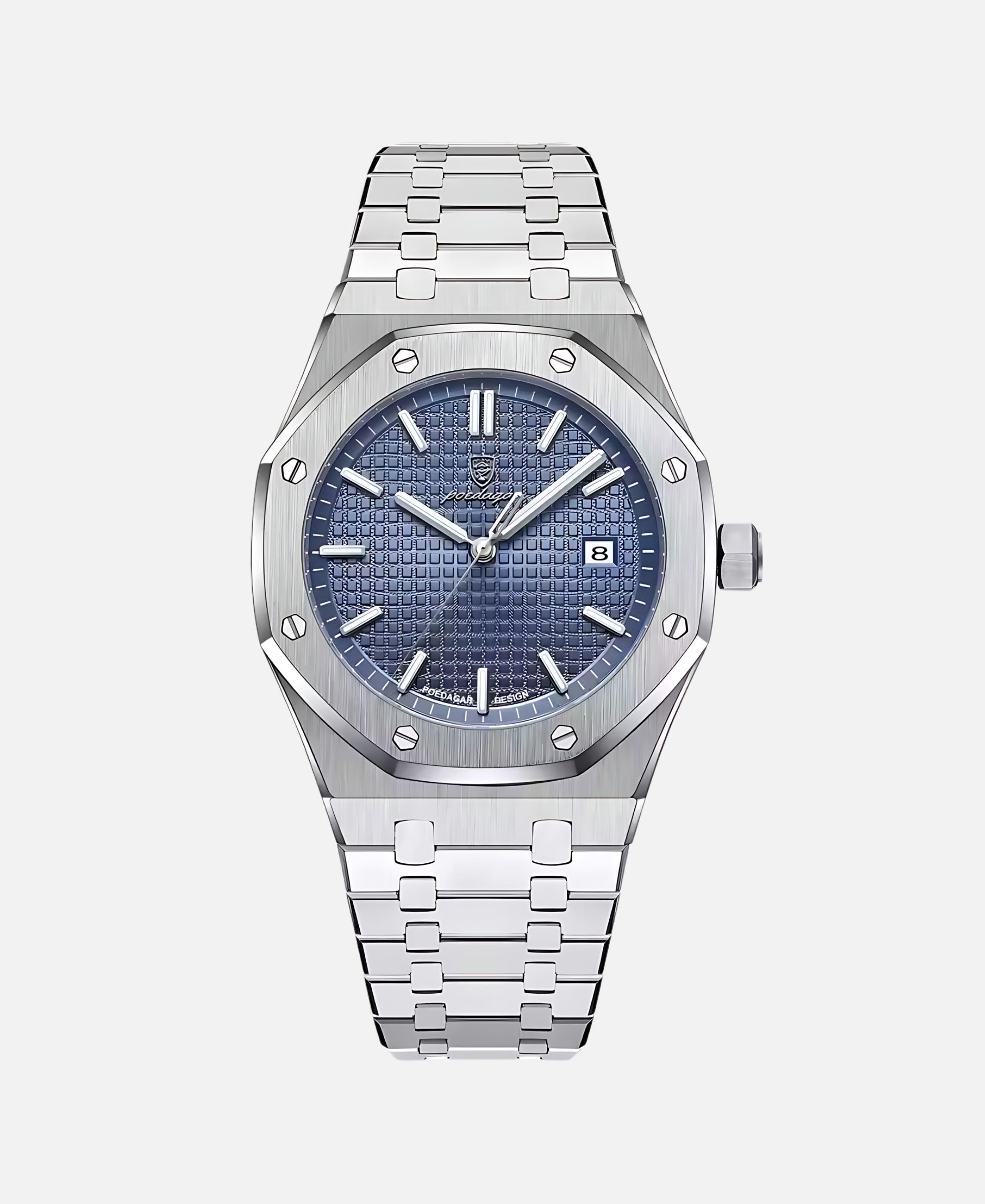 Montre Classique Élégante avec Bracelet en Acier Inoxydable main image 1