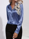Odalinde - Blouse élégante en satin pour dames