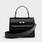 Erin | Sac Vernis Noir Bandouliere