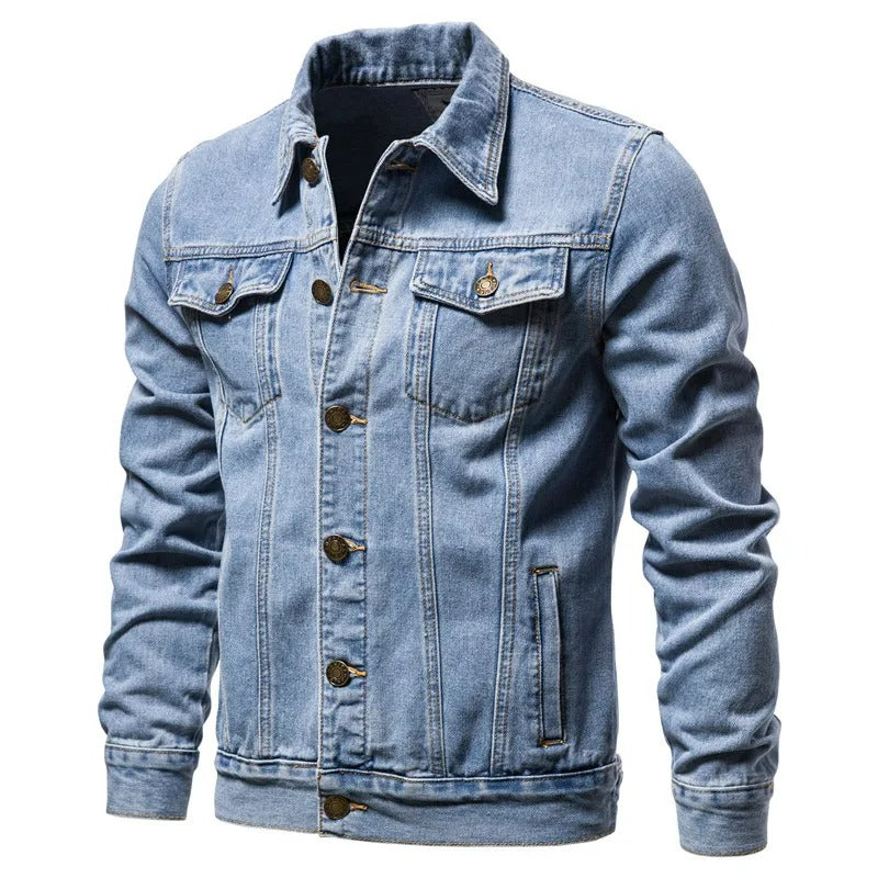 Veste en jean homme, denim robuste, mode casual – Isabelle-mode