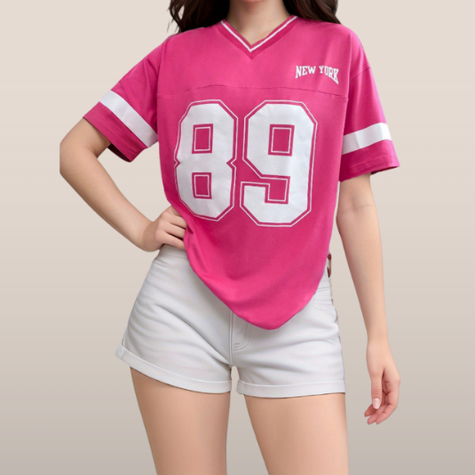 Jersey T Shirt Style Football Americain Femme T-shirt De Sport