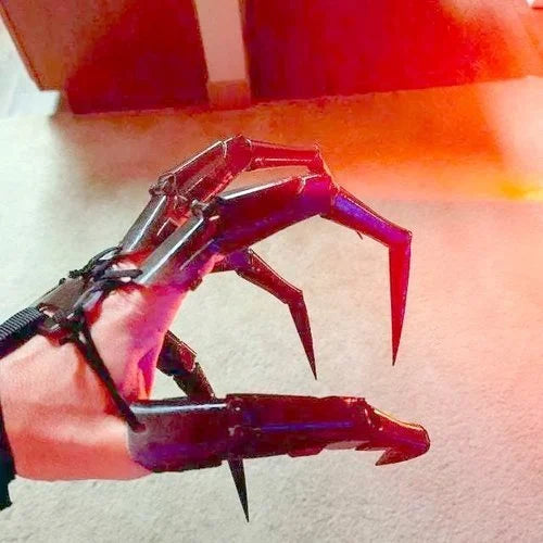 CreepaClaw - Extension de doigt mobile en 3D - accessoire de main de cosplay à griffe mobile pour Halloween