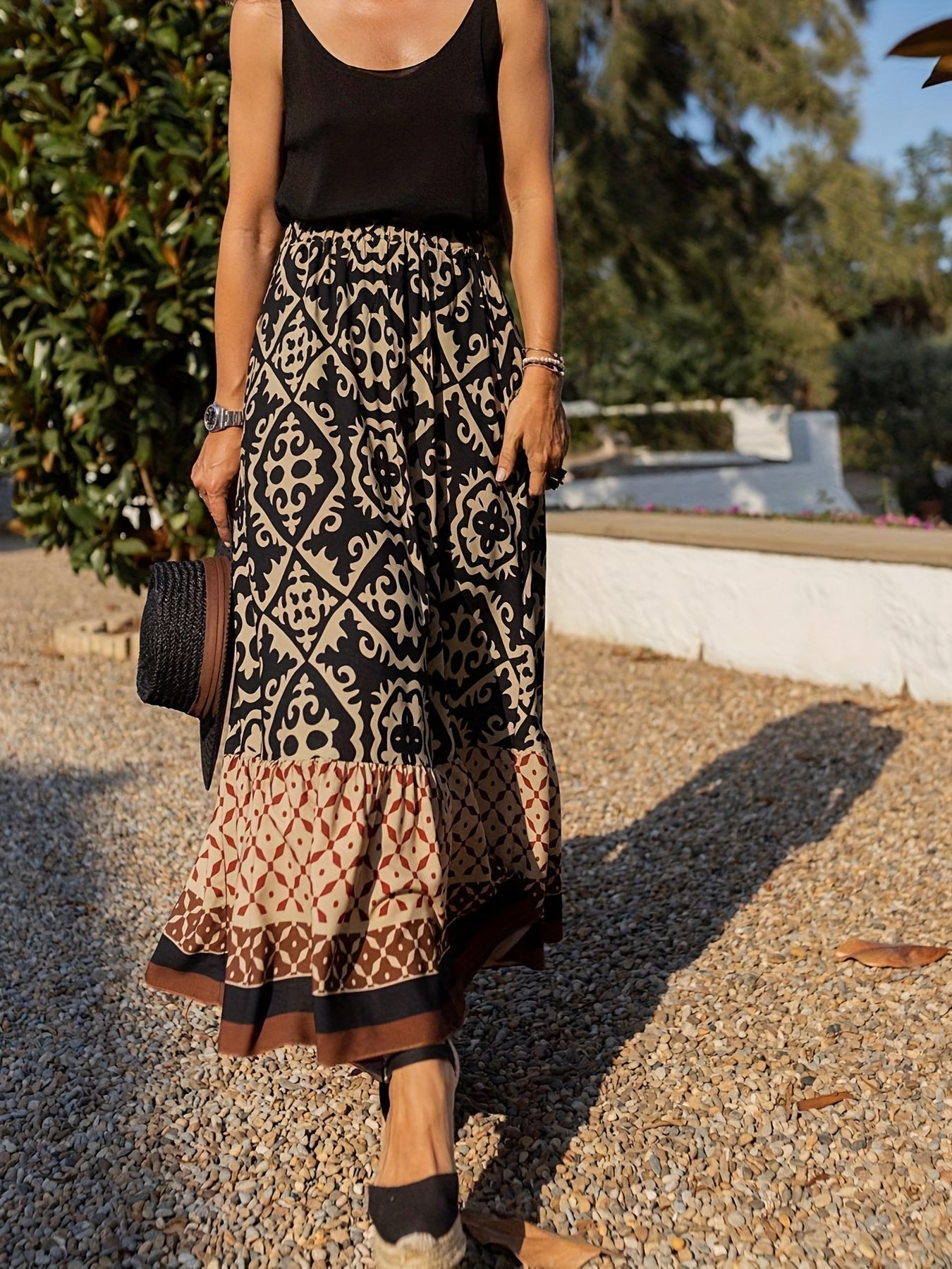Aldara | Élégante jupe d'été Boho pour femmes