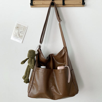 Stephanie - Sac à dos en cuir végétal souple texturé de grande capacité