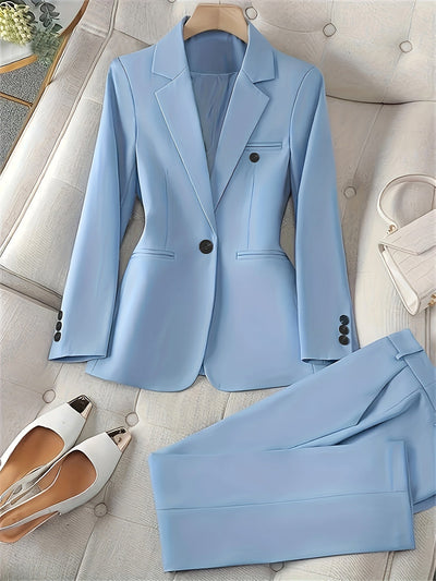 Blazer classico da donna con colletto a revers - Intramontabile ed elegante - Per tutte le stagioni