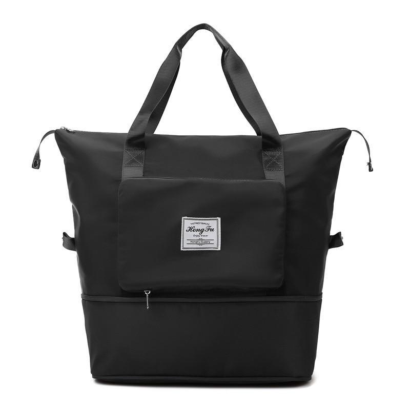 Sac à dos noir élégant avec poche avant zippée, poignées robustes, design moderne. Idéal pour le voyage, l'école, le travail. Accessoire tendance.