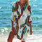 Aleah - Robe d'été à imprimé tropical