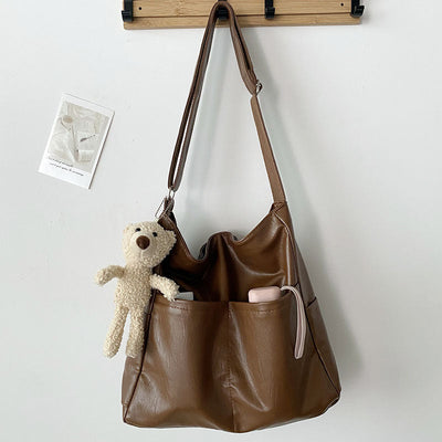 Stephanie - Sac à dos en cuir végétal souple texturé de grande capacité
