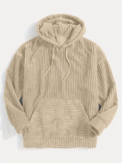 "Urban Cord Hoodie" - Pull à capuche en velours côtelé