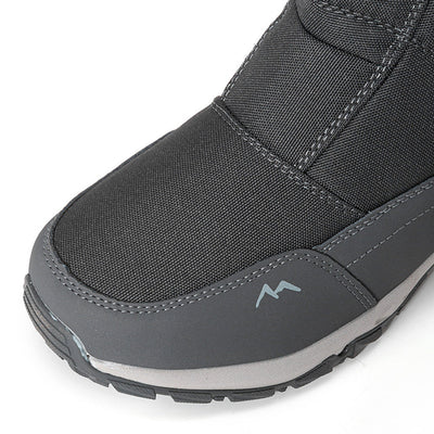 Bottes d'hiver pour femmes avec fermeture éclair latérale - Bottes de neige imperméables, antidérapantes et durables avec doublure chaude