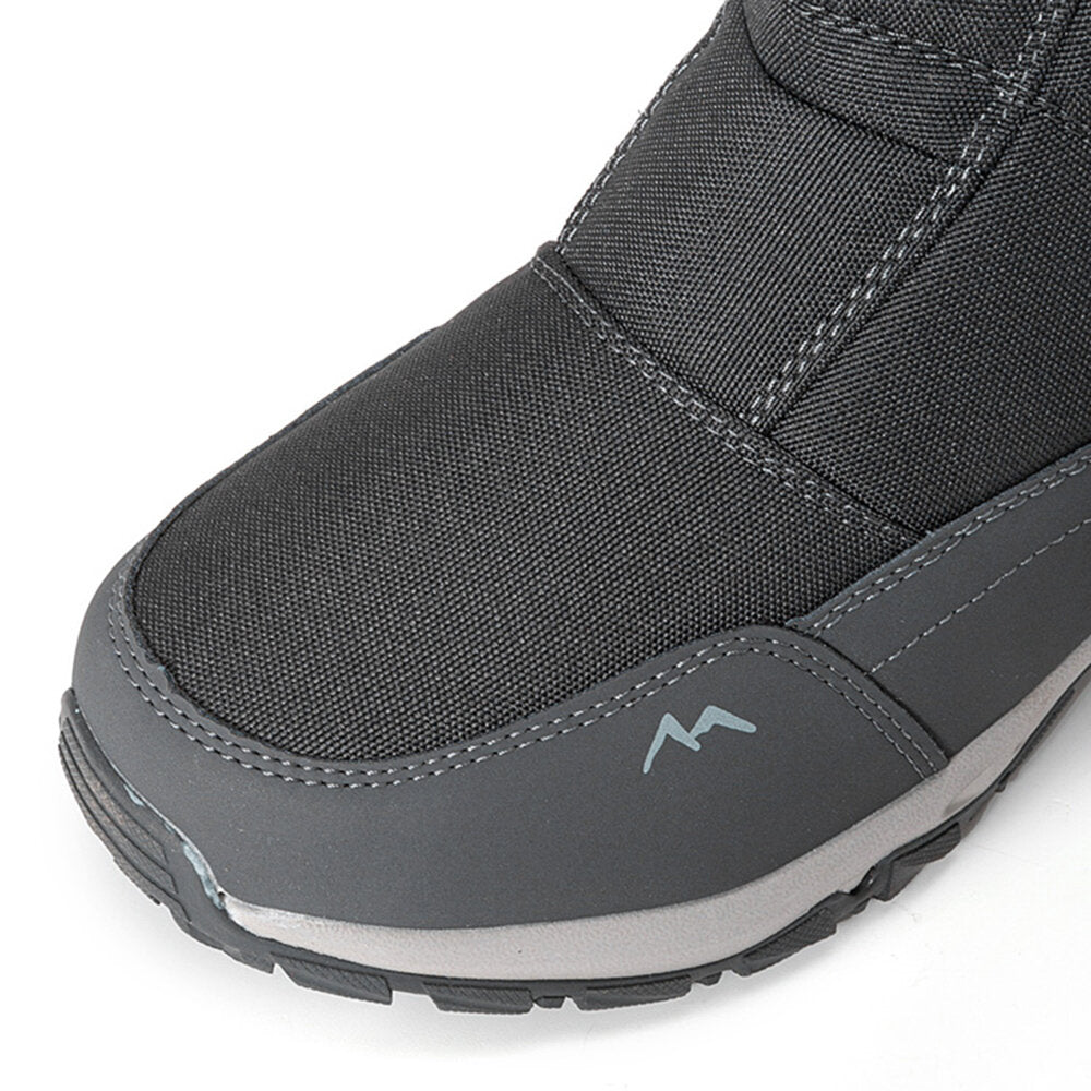 Bottes d'hiver pour femmes avec fermeture éclair latérale - Bottes de neige imperméables, antidérapantes et durables avec doublure chaude