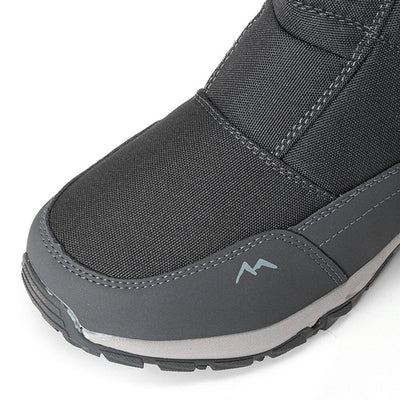 Bottes d'hiver pour femmes avec fermeture éclair latérale - Bottes de neige imperméables, antidérapantes et durables avec doublure chaude