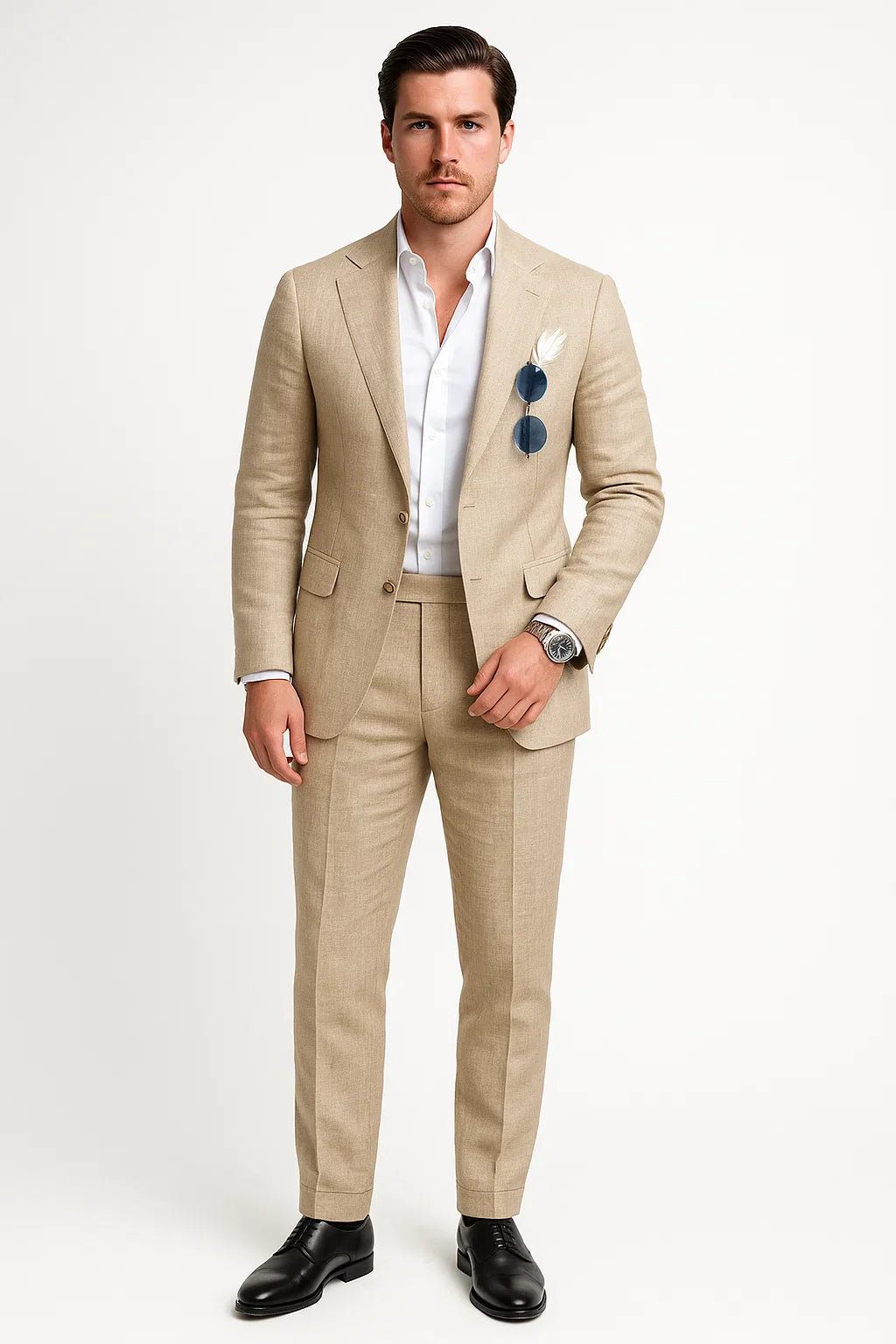 Costume homme Chemise élégante Bras long Elégance