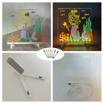 Bloc-notes LED avec couleurs