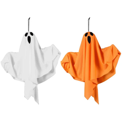 Halloween Fantôme Blanc Lumineux - Décoration suspendue à LED avec lumières féeriques