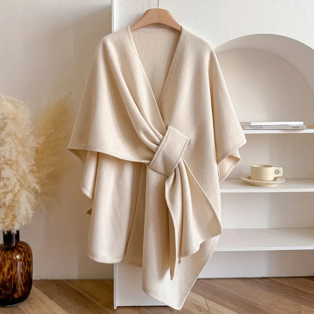 Veste coupe-vent de luxe avec drapé élégant