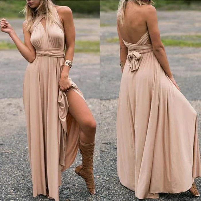 Élégante robe portefeuille avec élastique - Zara