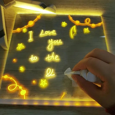 Bloc-notes LED avec couleurs
