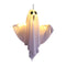 Halloween Fantôme Blanc Lumineux - Décoration suspendue à LED avec lumières féeriques