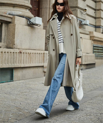 Colette Trench-coat classique avec ceinture