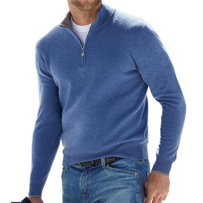 Pull-over zippé confortable pour hommes | Parfait pour toutes les saisons
