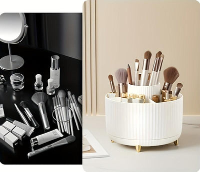 Organiseur pivotant à 360° pour cosmétiques et accessoires