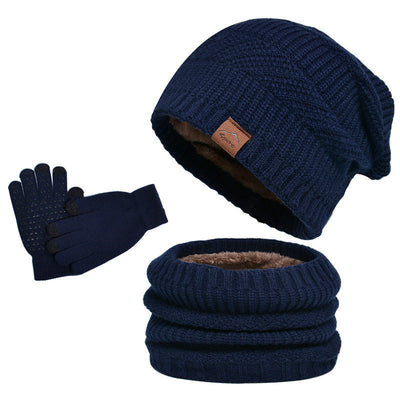 Loisirs d'hiver en peluche Set 3 pièces pour hommes