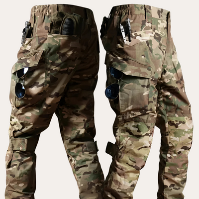 Pánská taktická výstroj s vícebarevným maskovacím designem