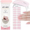 Set di adesivi per unghie in gel con lampada UV