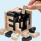 54 pièces de puzzle en bois