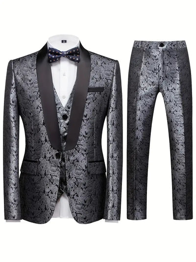 Ensemble de costume 3 pièces pour hommes