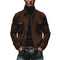 Veste vintage avec poches de poitrine pour hommes