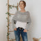 Toalla de baño de punto bohemio para mujeres - Edición Otoño