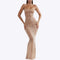 Leslie - Vestido elegante para mujer, estilo sirena, otoño chic