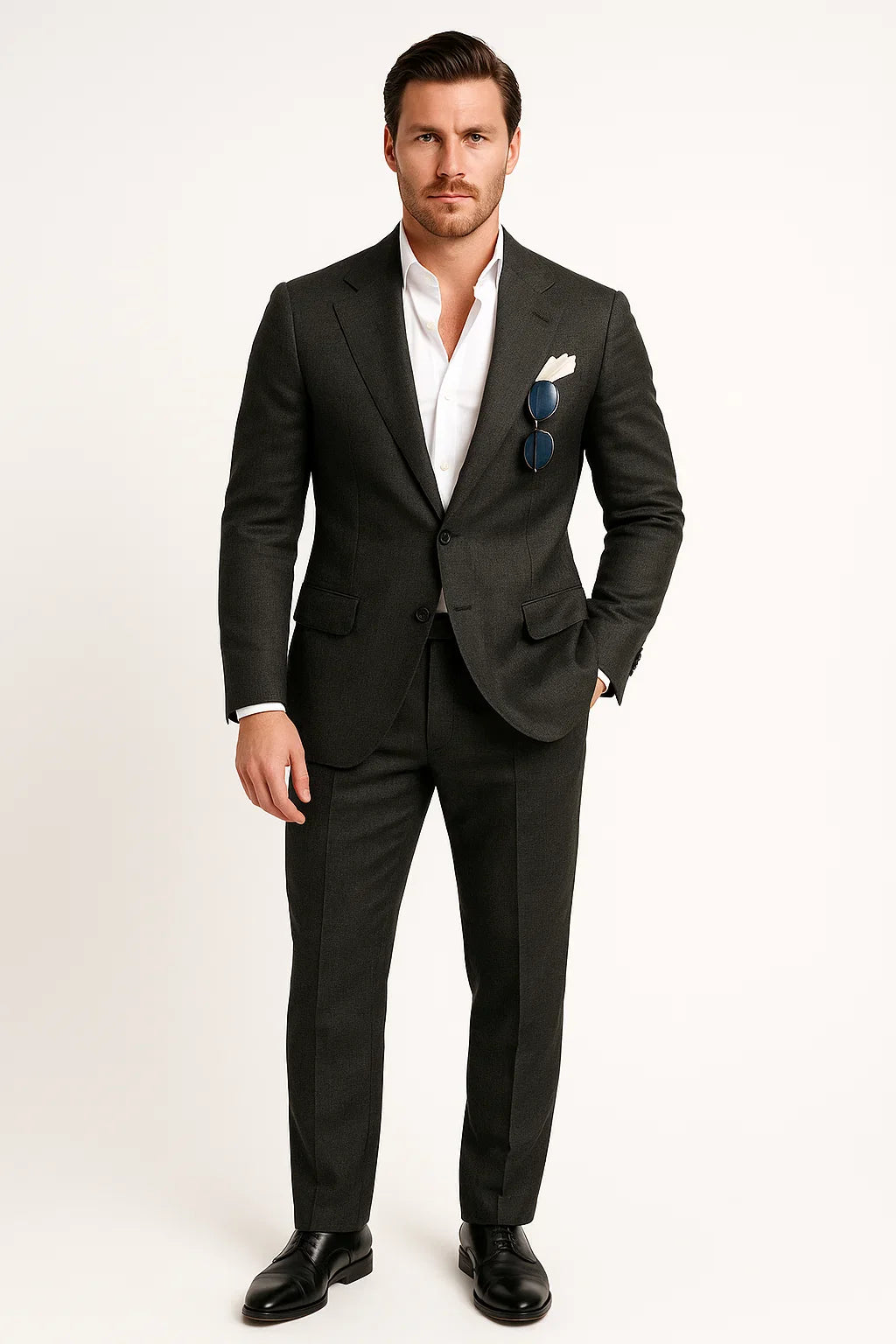 Costume homme Chemise élégante Bras long Elégance
