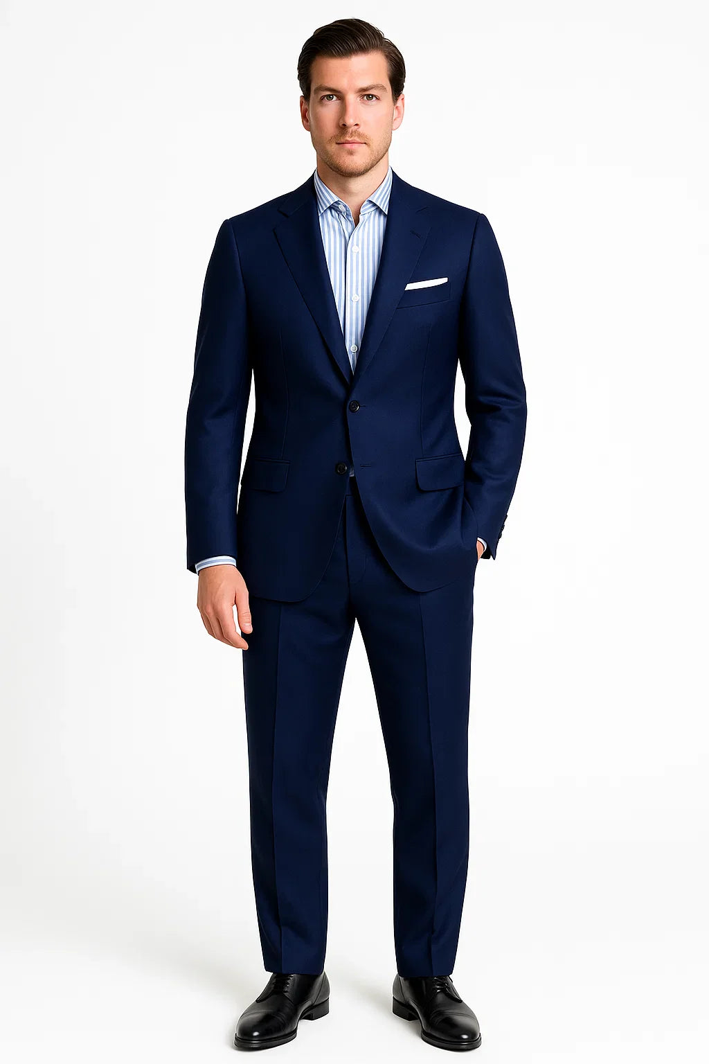 Costume classique pour hommes avec chemise à manches longues