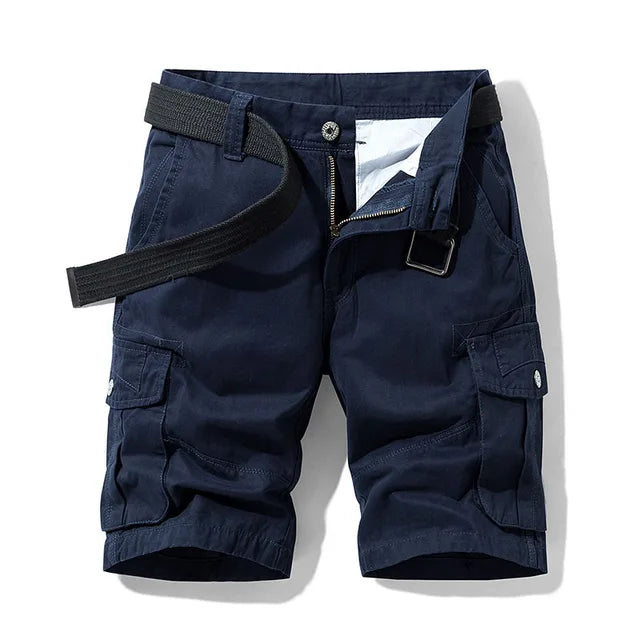 Short cargo à poches pour hommes