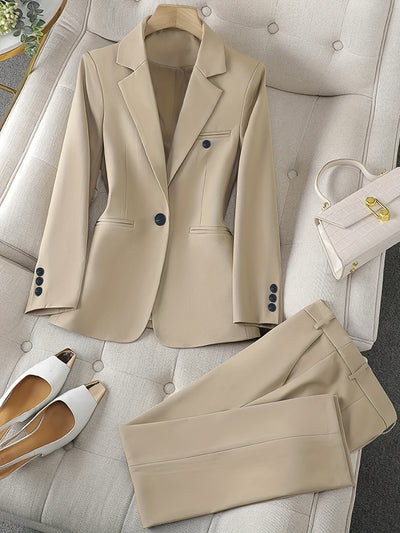 Blazer classico da donna con colletto a revers - Intramontabile ed elegante - Per tutte le stagioni