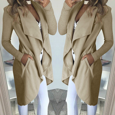 Luna | Manteau long et mince pour femme