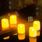Bougie chauffe-plat LED sans flamme - Bougie de vœux créative