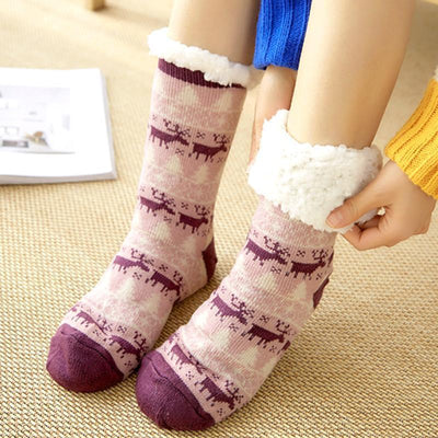 Chaussettes d'hiver chaudes - Pour des soirées douillettes à la maison