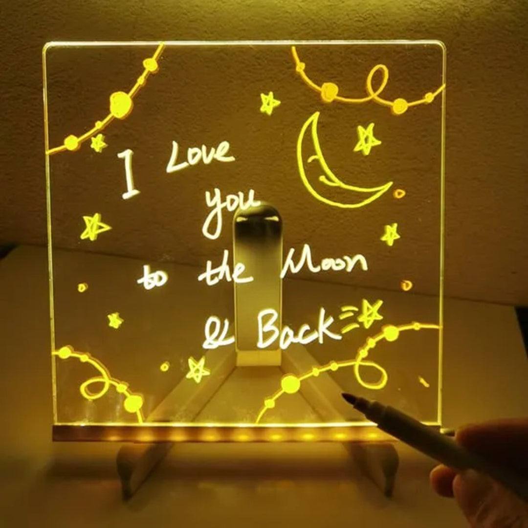 Bloc-notes LED avec couleurs