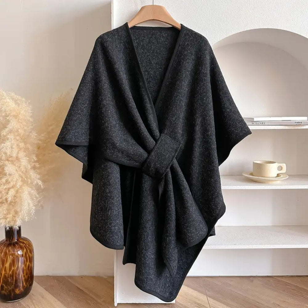 Veste coupe-vent de luxe avec drapé élégant