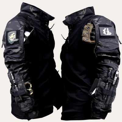 Pánská taktická výstroj s vícebarevným maskovacím designem