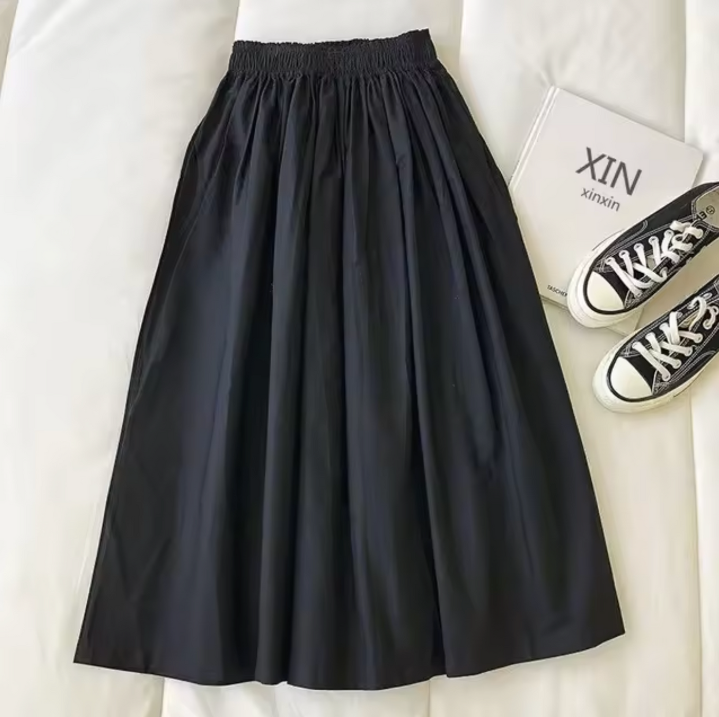 ANYA | Jupe large à taille haute