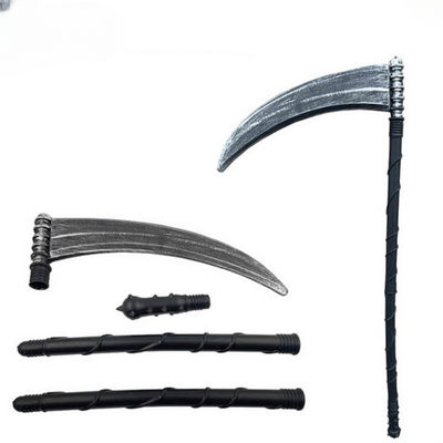 Grimora Set | Accessoires pour cape d'Halloween, masques de squelette et faucille