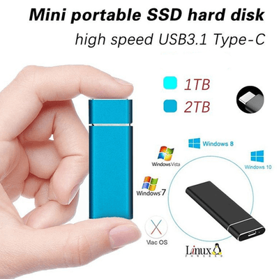 VoltDrive | Disque dur SSD externe portable ultra rapide - Stockage de données rapide